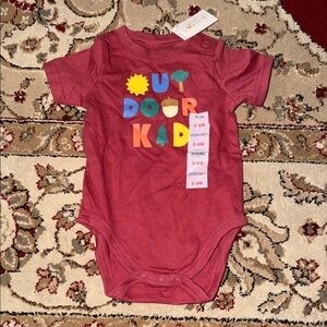 Carter's Red Outdoor Adventure Bodysuit